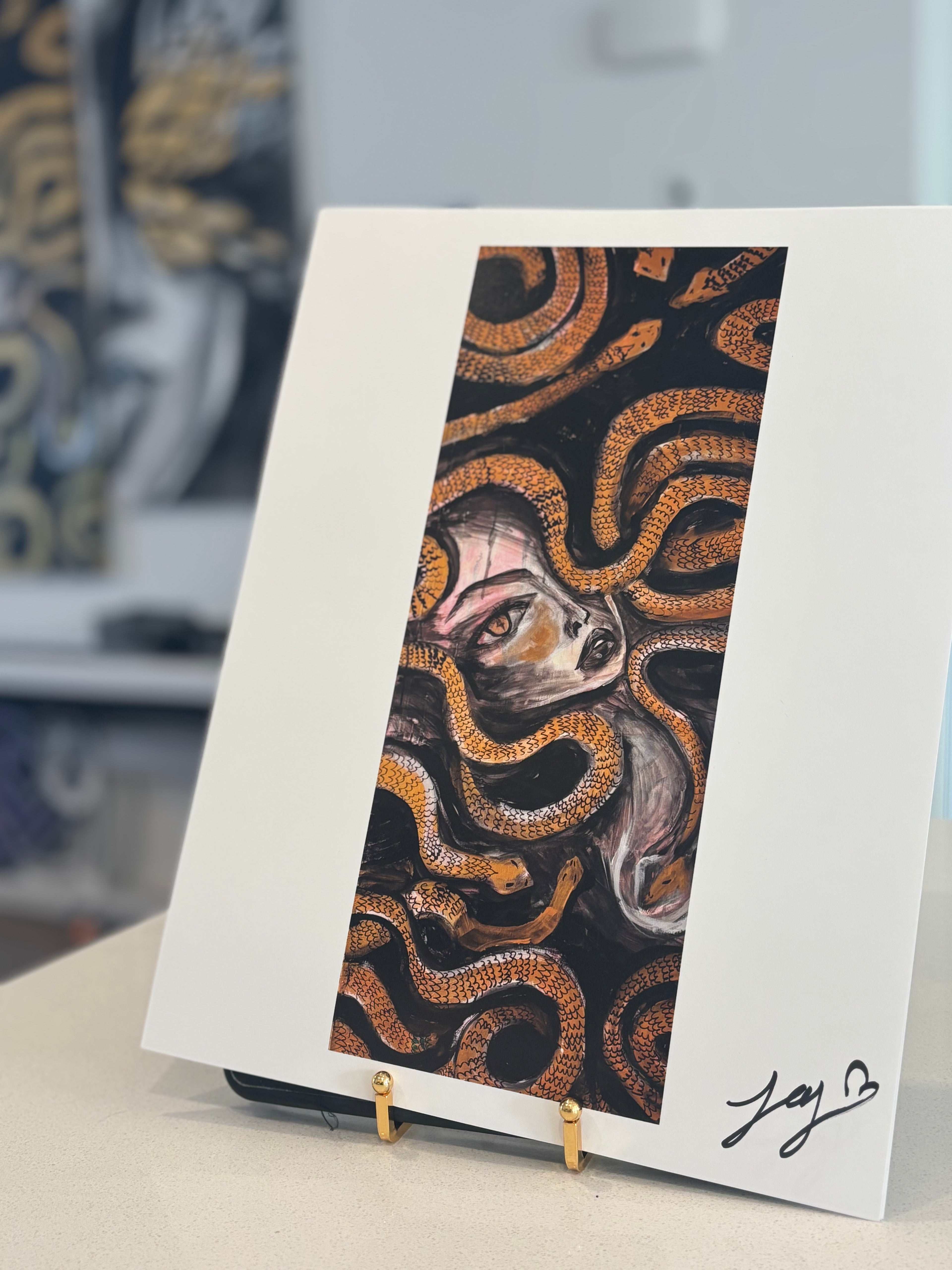 Medusa 11x14in Signed Art Print
