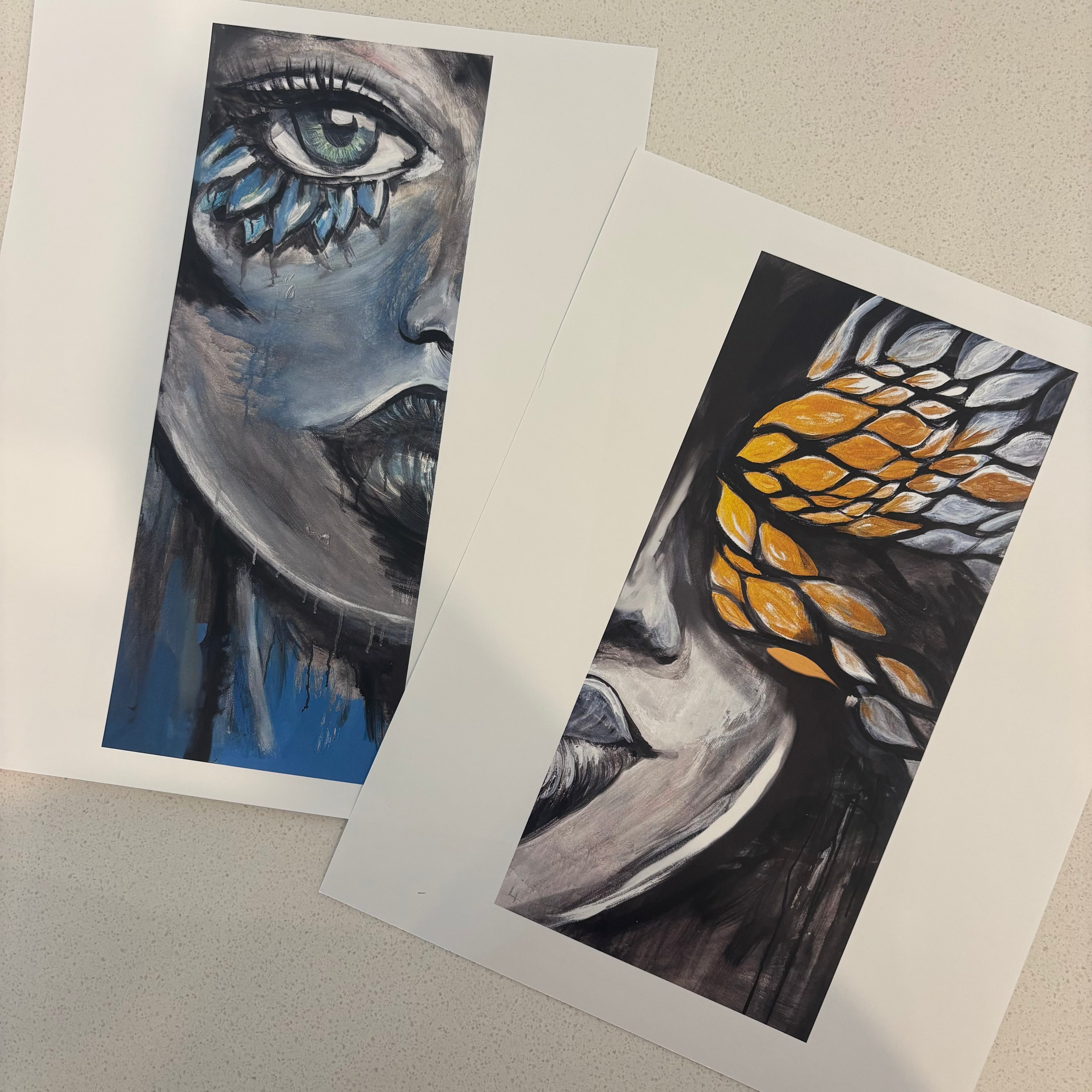 8 x 10 Double-sided Print -Flourish&Metamorphosis