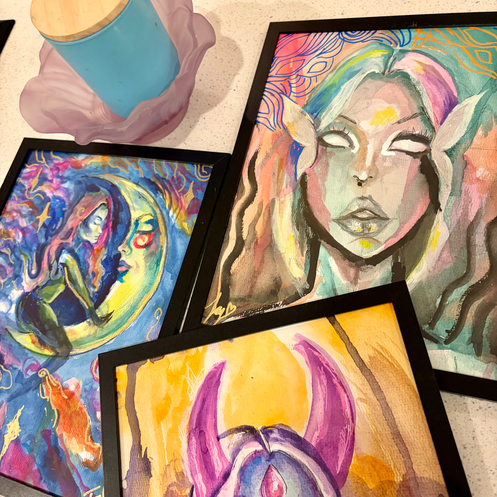 Watercolor Painting 9x12 Framed