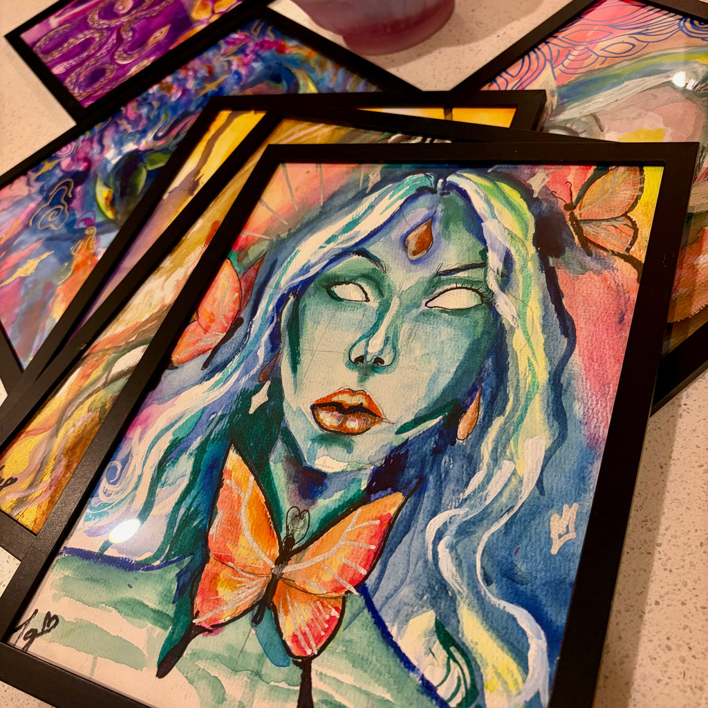 Watercolor Painting 9x12 Framed