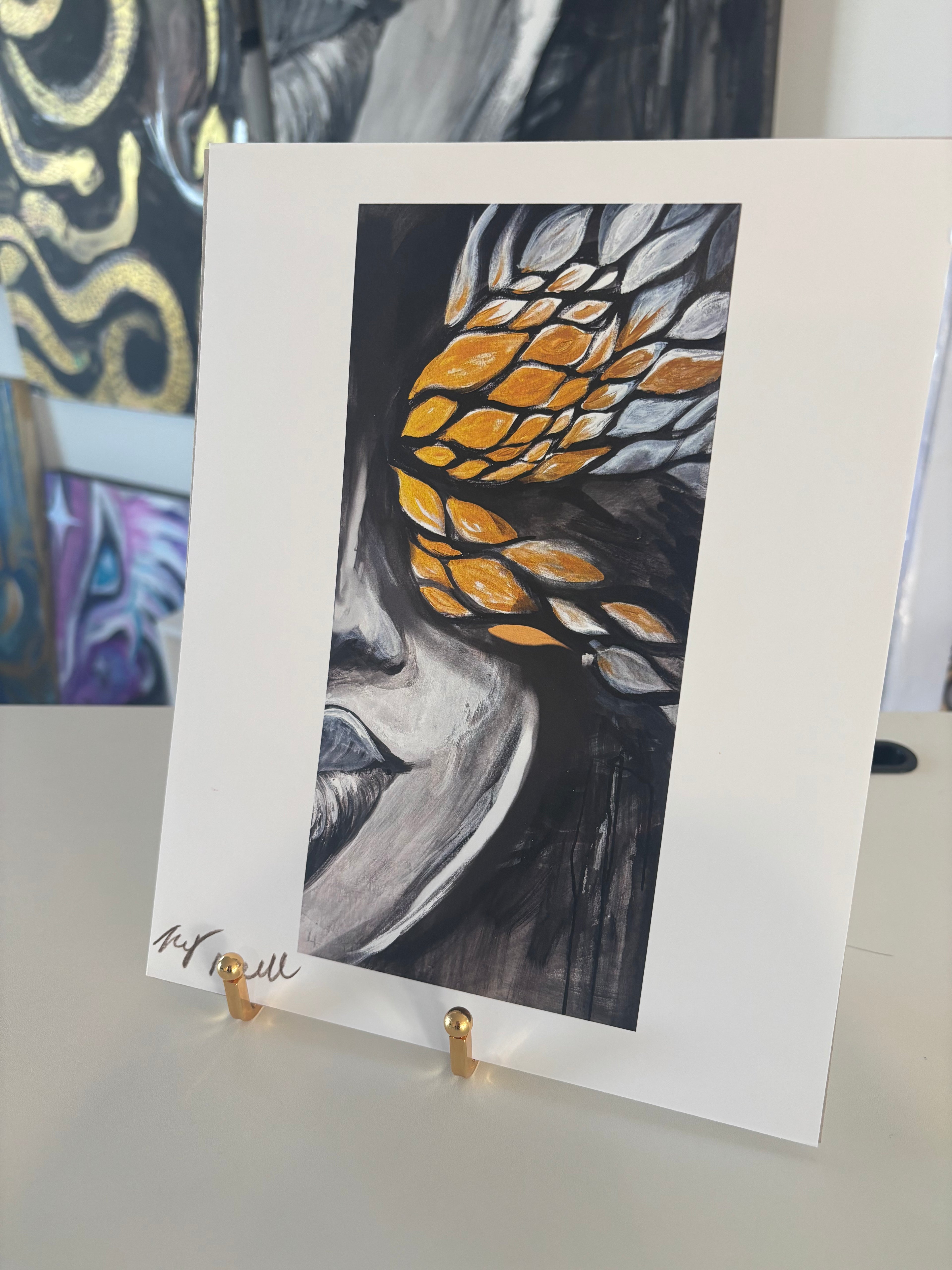 8 x 10 Double-sided Print -Flourish&Metamorphosis
