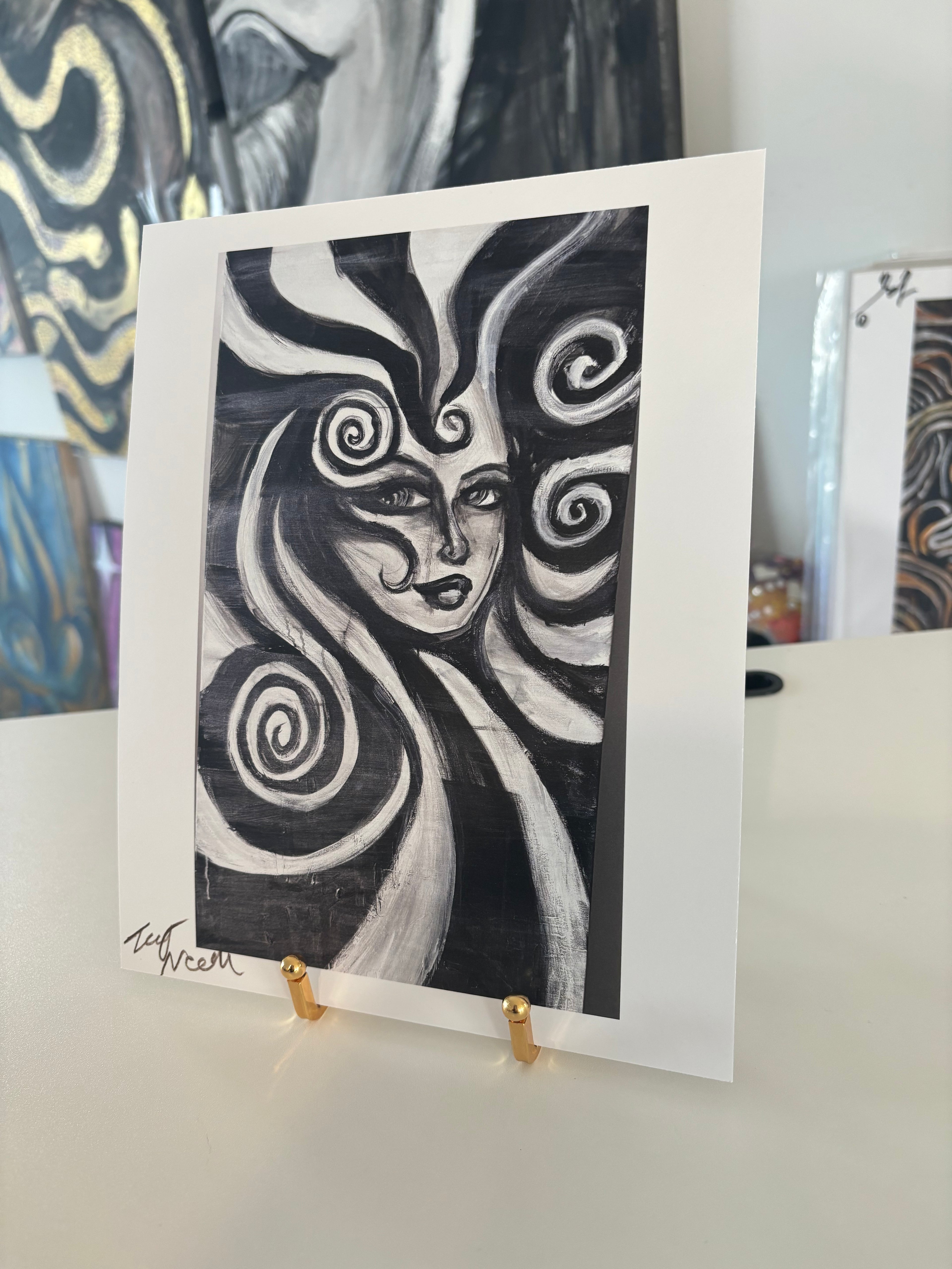8 x 10 Double-sided Print - Illusions / Duality